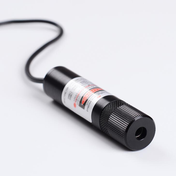 650nm 5mW~150mW وحدة الليزر الأحمر diode Focusable Dot 16*60mm DC 3V/12V